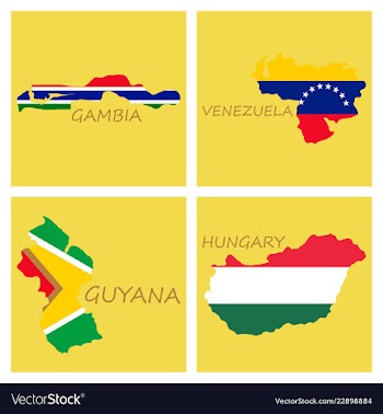 World map-countries in color on white background vector image