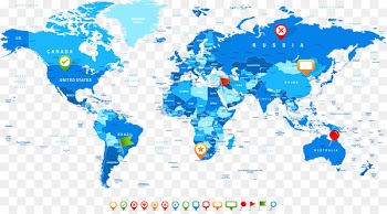 World map Flag - world map 