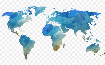 World map Globe - conference background 