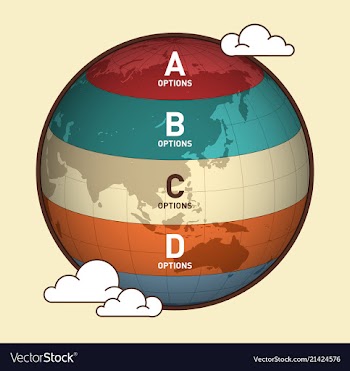  					World map infographic design template vector image														