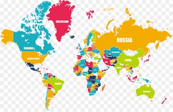 World map Old School RuneScape - Vector color global map 