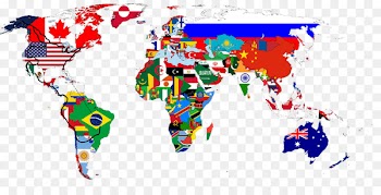 World map Vector graphics Globe - descent frame 