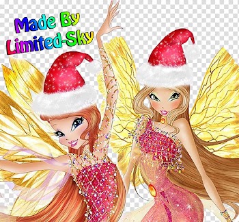 World of Winx Bloom Flora Christmas Dreamix transparent background PNG clipart