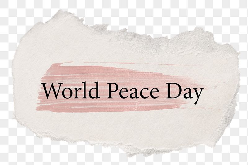 World Peace Day png word | Free PNG - rawpixel