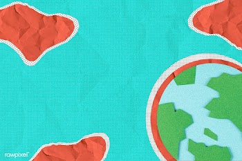 World vs coronavirus paper craft background | Free  illustration - 2316044