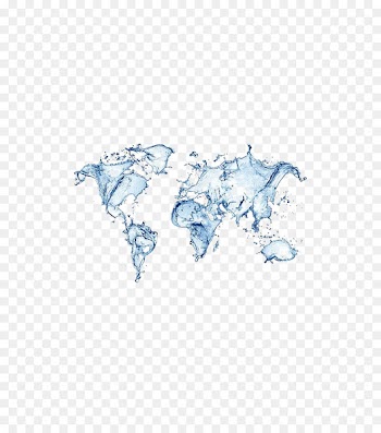 World Water Day Gerolsteiner Brunnen Drinking water - world map 