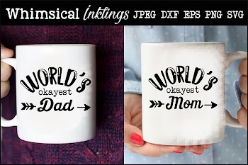 Worlds Okayest Mom And Dad SVG