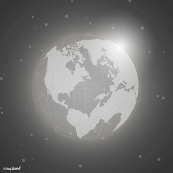 Worldwide connection gray background illustra.. | Free stock vector - 516750