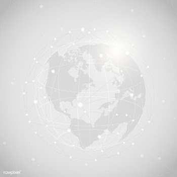 Worldwide connection gray background illustra.. | Free stock vector - 516760