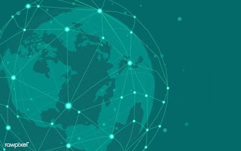 Worldwide connection green background illustr.. | Free stock vector - 516734
