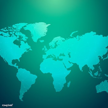 Worldwide connection green background illustr.. | Free stock vector - 516742