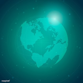 Worldwide connection green background illustr.. | Free stock vector - 516747