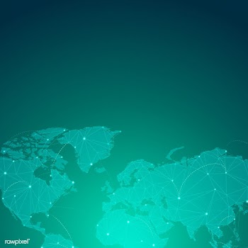 Worldwide connection green background illustr.. | Free stock vector - 516758
