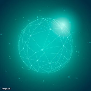 Worldwide connection green background illustr.. | Free stock vector - 516768