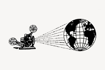 Worldwide media drawing, vintage journalism | Free Vector - rawpixel