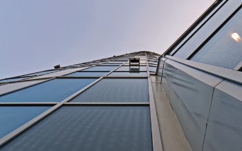 Worm's-eye Photography of Glass Building