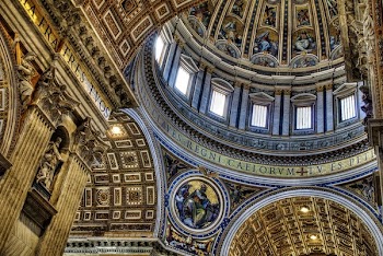 Worm's Eye View of Brown and White Cathedral during Daytime