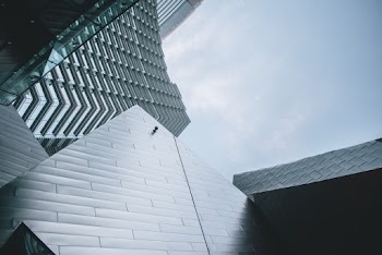 Worm's Eye View Of Building
