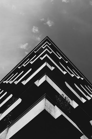 Worm's-eye View of Building