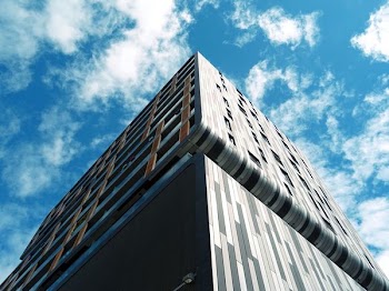 Worm's Eye View of Building