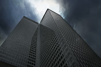 Worm's Eye View of Building
