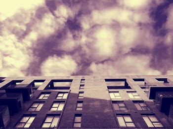 Worm's Eye View of Building