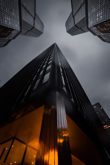 Worm's Eye View Of Buildings