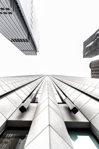 Worm's Eye View of Buildings