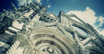 Worm's Eye View of Church