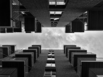 Worm's Eye View Photography of Brick Buildings