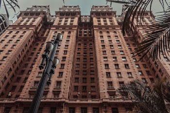 Worm's-eye-view Photography of Brown Building