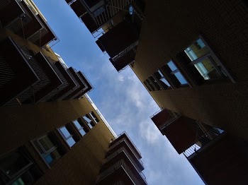 Worm's-eye View Photography of Buildings