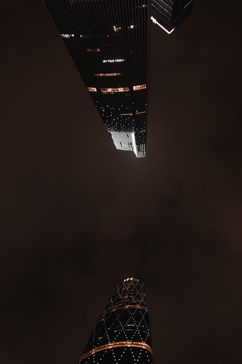 Worm's-view Photo of High-rise Buildings
