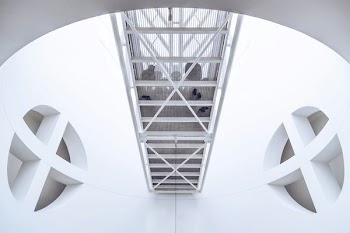worm's eye photography of white concrete building