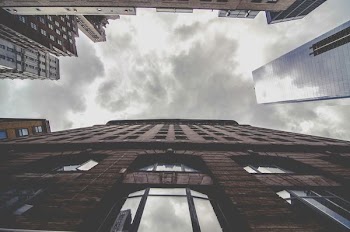 worm's eye view of building