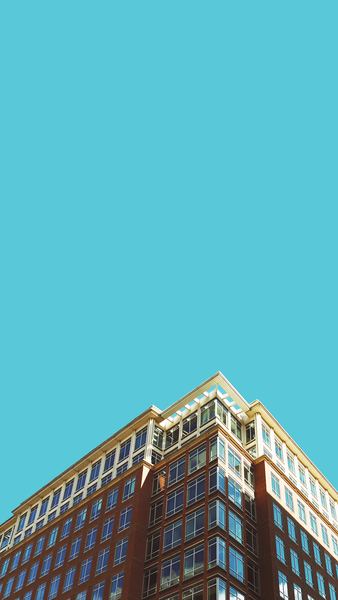 worm's eye-view of high-rise building