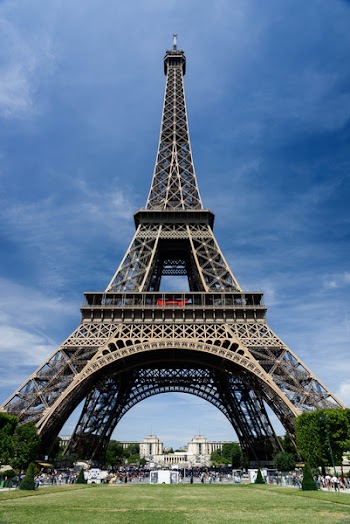 Worms View of Eiffel Tower during Daytime