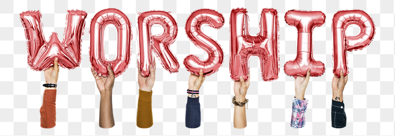 Worship word png, hands holding | Free PNG - rawpixel