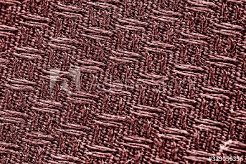 Woven red fabric background
