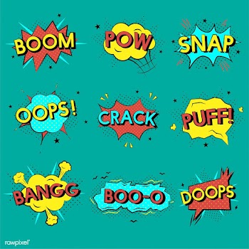 Wow bang boom | Free stock vector - 77422
