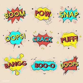 Wow bang boom | Free stock vector - 77453