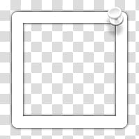 WPlayer v , square white frame transparent background PNG clipart