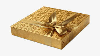 Wrapped gift collage element psd | Free PSD - rawpixel