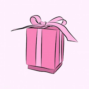Wrapped gift funky graphic illustration | Free stock vector - 429613