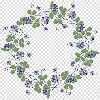 Wreath Branch Cut flowers Leaf, flower transparent background PNG clipart