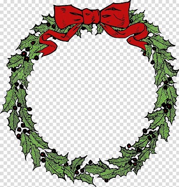 Wreath Christmas Garland Free content , Christmas Wreath transparent background PNG clipart