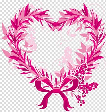 Wreath Christmas Heart , Creative Valentine's Day transparent background PNG clipart