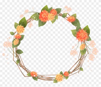 Wreath Clip Art Succulents Floral Borders Clipart By - Floral Frame Png Transparente