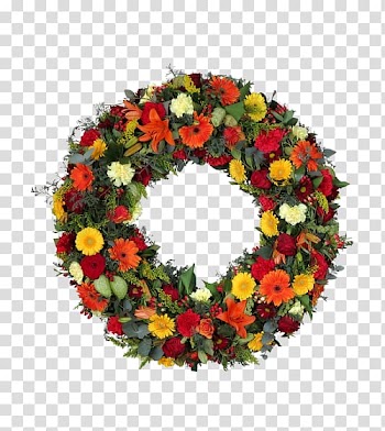 Wreath Cut flowers Blumenkranz Funeral, Blumenkranz transparent background PNG clipart