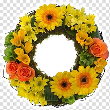 Wreath Cut flowers Floristry Floral design, flower transparent background PNG clipart